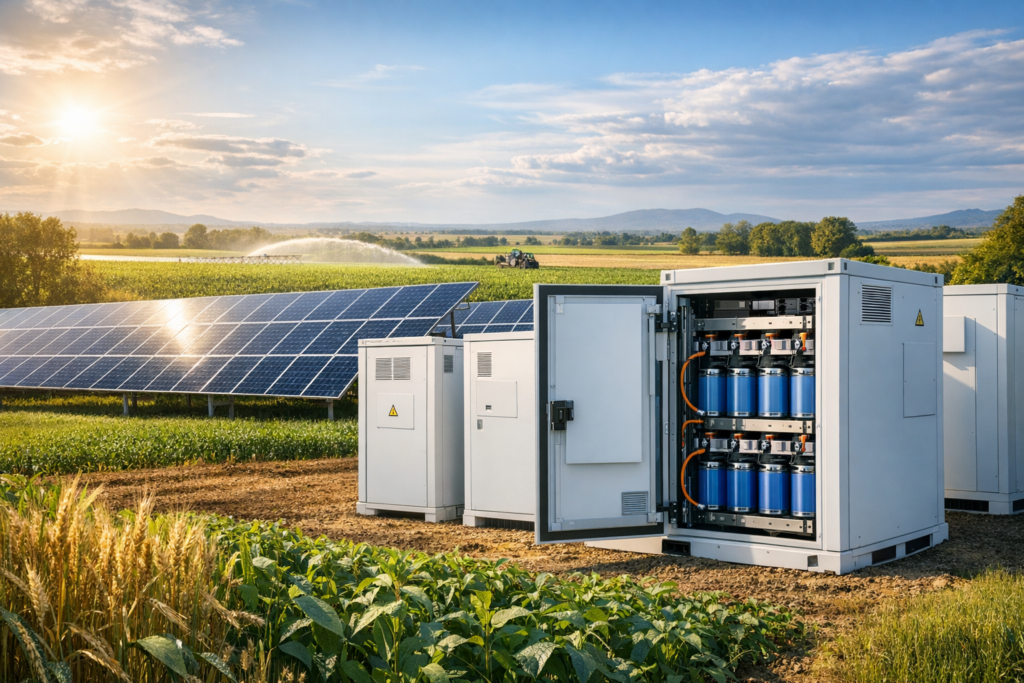 Accumulo agricoltura: batterie al sodio in azienda